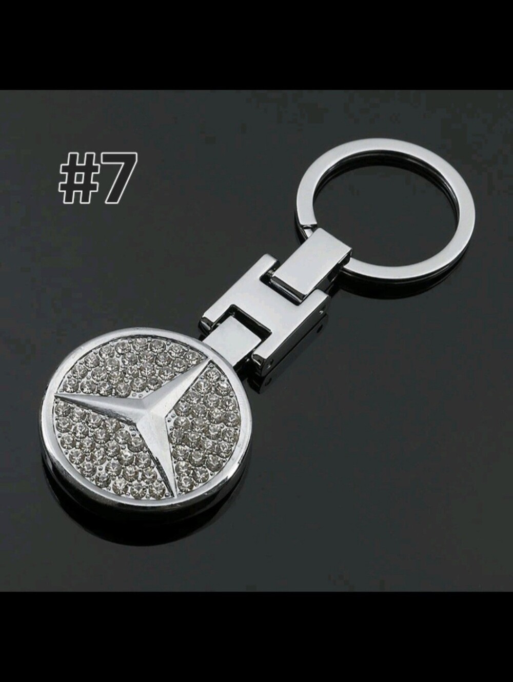 One Mercedes metal sleek keychain choose one of 8